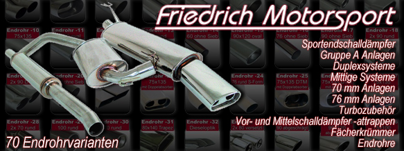 Friedrich Motorsport Sportauspuff